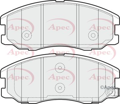 Brake Pad Set APEC PAD1574