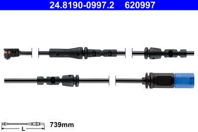 ATE 24.8190-0997.2 Датчик износа тормозных колодок  для BMW X3 (Бмв X3)