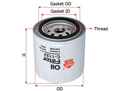 Масляный фильтр SAKURA Automotive C-1122 для CHRYSLER LHS