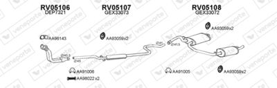 ABGASANLAGE VENEPORTE 050036