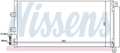 KONDENSATOR KLIMAANLAGE NISSENS 940023 5