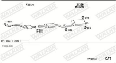Изпускателна система WALKER BW31631