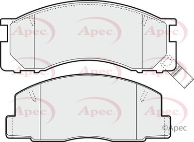 Brake Pad Set APEC PAD744