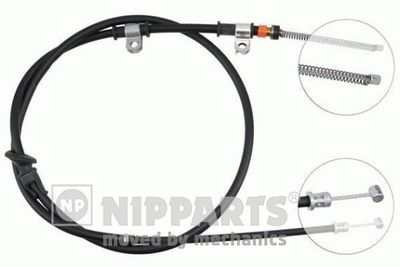 Тросик, cтояночный тормоз NIPPARTS J11518 для MITSUBISHI SPACE