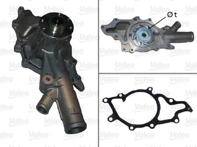Water Pump, engine cooling 506926