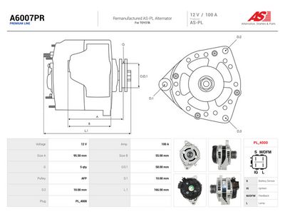 generátor AS-PL A6007PR