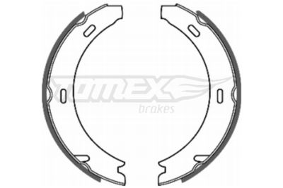 TOMEX Brakes TX 20-37 Ремкомплект барабанных колодок  для MERCEDES-BENZ SL (Мерседес Сл)