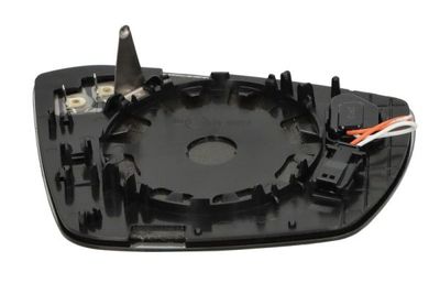 Zijspiegel glas Links (in reliëf, met verwarming, assistent rijstrookverandering) past: SKODA OCTAVIA III 06.16-11.19