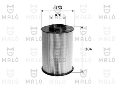 AKRON-MALÒ 1500010 Воздушный фильтр  для VOLVO C30 (Вольво К30)
