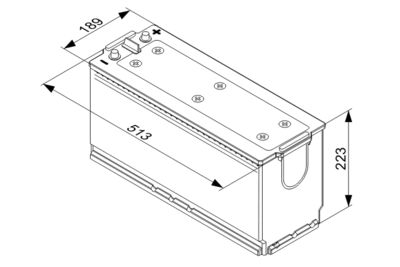 Стартерная аккумуляторная батарея 0 092 T40 760