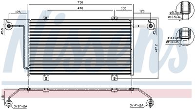 CONDENSATOR CLIMATIZARE NISSENS 94326 5