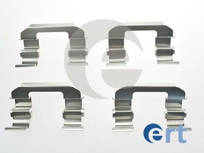 Комплектующие, колодки дискового тормоза ERT 420062 для CHEVROLET ZAFIRA