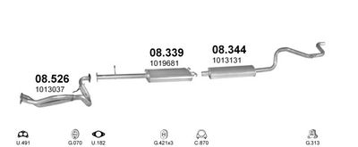 SISTEM DE ESAPAMENT POLMO POLMO02035