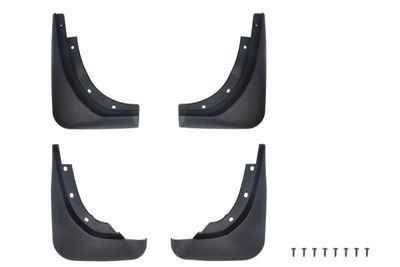 Spatlap Achter/Voor Links/Rechts (set 4 stuks.) past: AUDI A8 D4 12.09-09.13