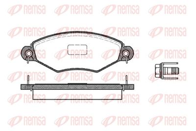 Brake Pad Set, disc brake 0643.10