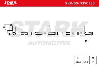 датчик, обороти на колелото STARK SKWSS-0350333