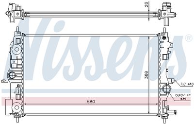 KüHLER MOTORKüHLUNG NISSENS 630745 4
