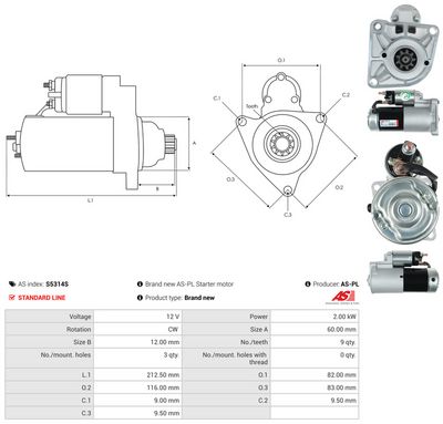 STARTER AS-PL S5314S 4