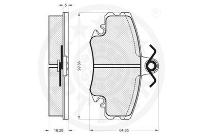 SET PLACUTE FRANA FRANA DISC OPTIMAL 10342 2