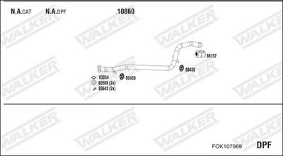 SISTEM DE ESAPAMENT WALKER FOK107969