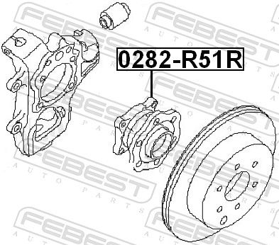 Wheel Hub 0282-R51R