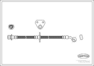BREMSSCHLAUCH CORTECO 19032990