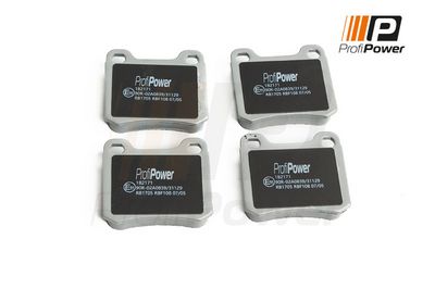 stabdžių trinkelių rinkinys, diskinis stabdys 1B2171 ProfiPower