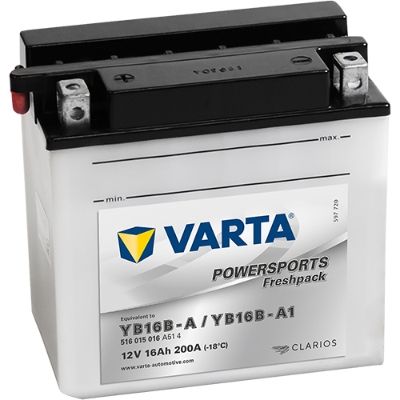 Стартерная аккумуляторная батарея VARTA 516015016A514 для SUZUKI VX