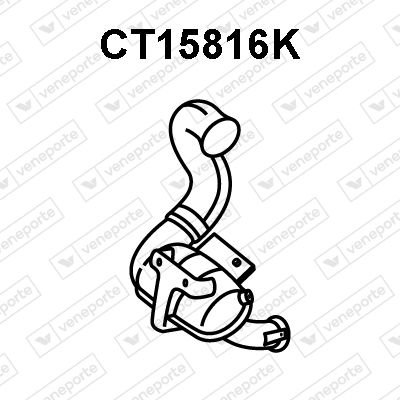 Катализатор VENEPORTE CT15816K для CITROËN C6