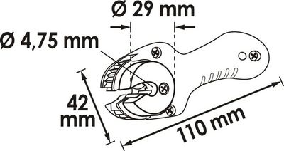 Vigor - Rezačka brzdových hadíc s račňovým mechanizmom