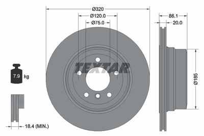 DISC FRANA TEXTAR 92202003 0