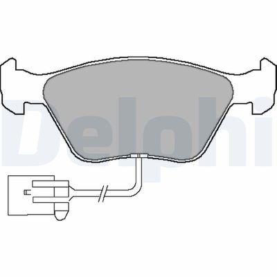 Brake Pad Set, disc brake LP1598