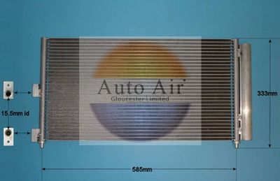 Condenser, air conditioning Auto Air Gloucester 16-1104