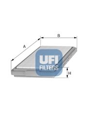 Воздушный фильтр UFI 30.822.00 для BMW 2.5-3.2