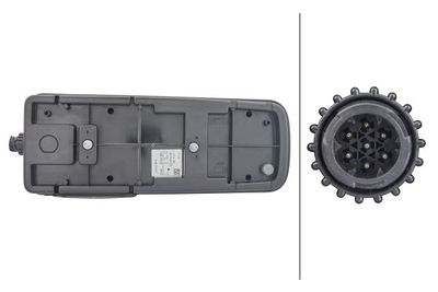 Achterlicht Links (LED, 24V, met indicator, anti-fog licht, achteruitrijlicht, met stoplicht, parkeerlicht, met plaatverlichting, zijspeling)