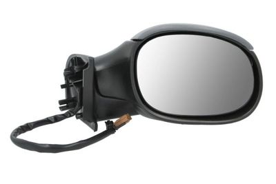 Zijspiegel Rechts (elektrisch, in reliëf, met verwarming, under-coated, met temperatuursensor) past: CITROEN C3 I 01.02-12.10