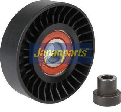 JAPANPARTS Įtempiklio skriemulys, V formos rumbuotas diržas