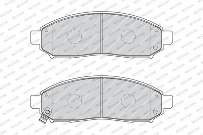 Remblokken set Voor , past: NISSAN LEAF, NAVARA, NAVARA NP300, NP300, NV200, NV200 / EVALIA, PATHFINDER III, XTERRA 2.5D-Electric 11.01-