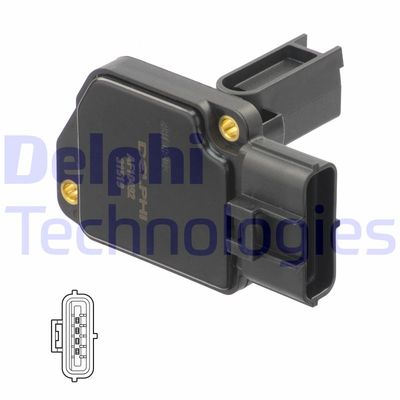 Luftmassesensor DELPHI AF10492-12B1