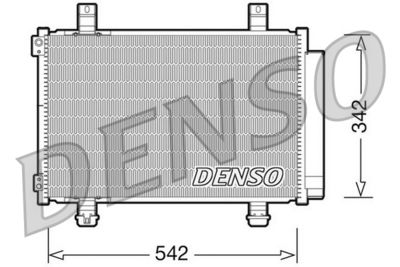 DENSO DCN47005 Радиатор кондиционера  для OPEL AGILA (Опель Агила)