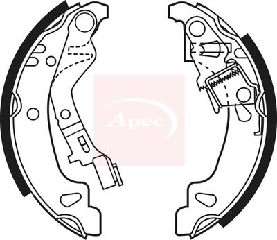 APEC Brake Shoe Set SHU624
