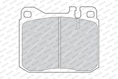 BREMSBELAGSATZ SCHEIBENBREMSE FERODO FDB243 1