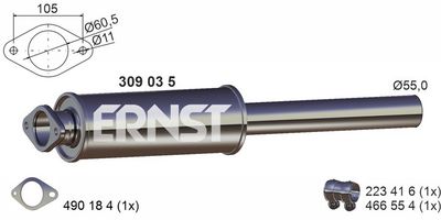 TOBA ESAPAMENT PRIMARA ERNST 309035