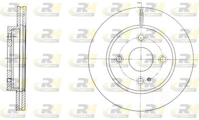 спирачен диск ROADHOUSE 61738.10