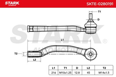 накрайник на напречна кормилна щанга STARK SKTE-0280191