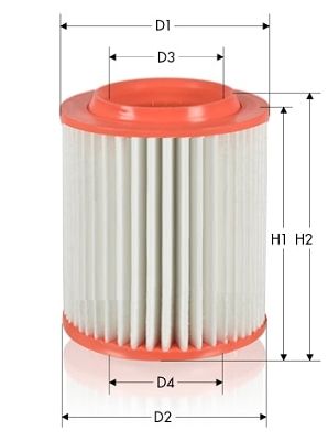 Воздушный фильтр TECNECO FILTERS AR2266 для KIA K2500