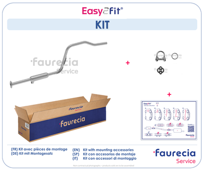 Предглушитель выхлопных газов Faurecia FS67136 для SUZUKI SWIFT