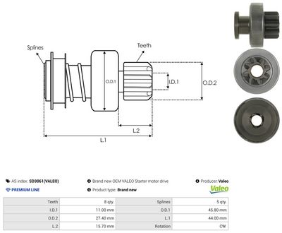 Vorschau SD3061(VALEO) Ansicht 4