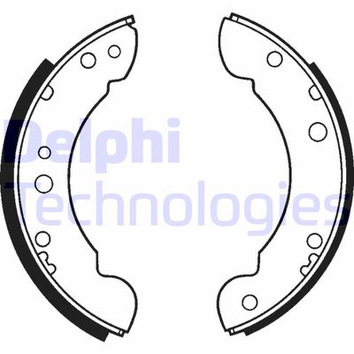 DELPHI LS1201 Ремкомплект барабанных колодок для FORD TRANSIT c бортовой платформой/ходовая часть (V_ _) 2.0 (VGL, VSL, VTL, VCS, VDS) DELPHI LS1201 Ремкомплект барабанных колодок для FORD TRANSIT c бортовой платформой/ходовая часть (V_ _) 2.0 (VGL, VSL, VTL, VCS, VDS)