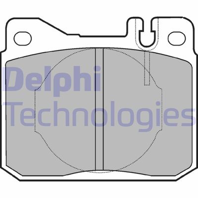 Комплект тормозных колодок, дисковый тормоз DELPHI LP221 для MERCEDES-BENZ 123
